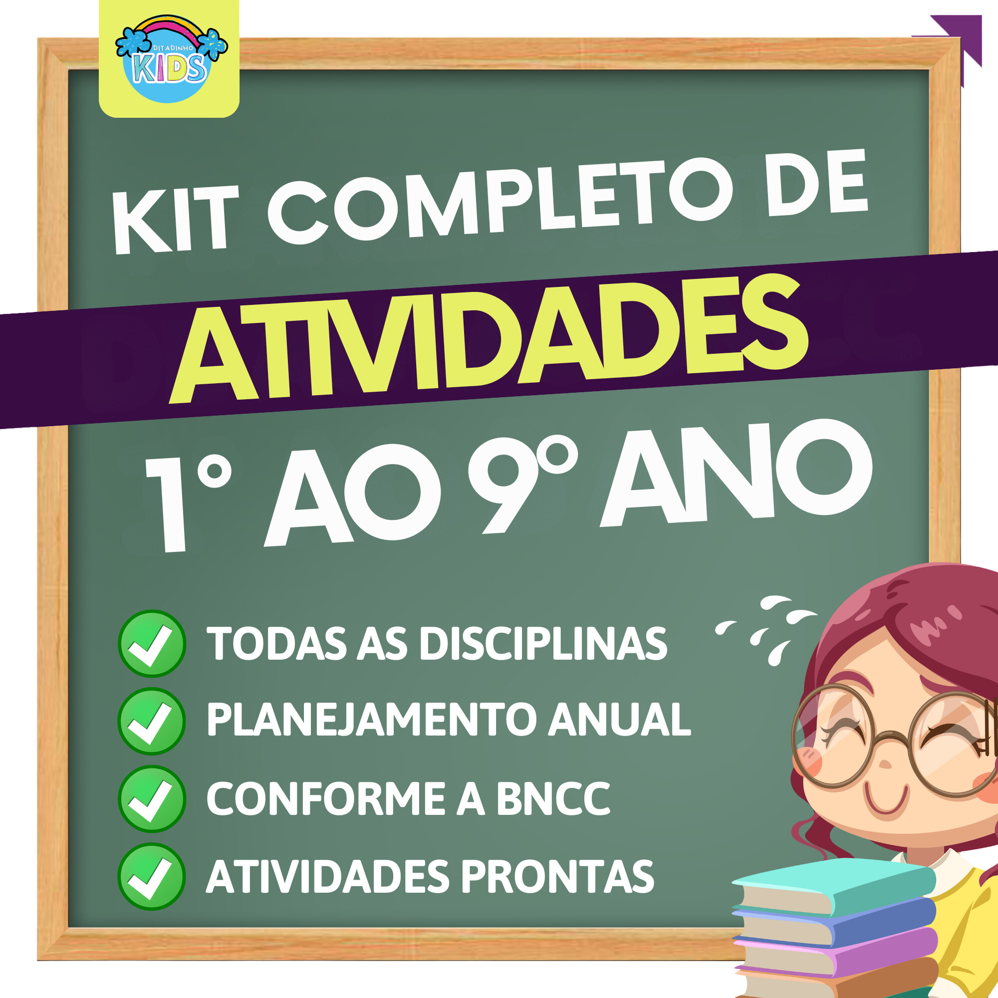 1º AO 9º ANO - KIT DE ATIVIDADES I FUNDAMENTAL
