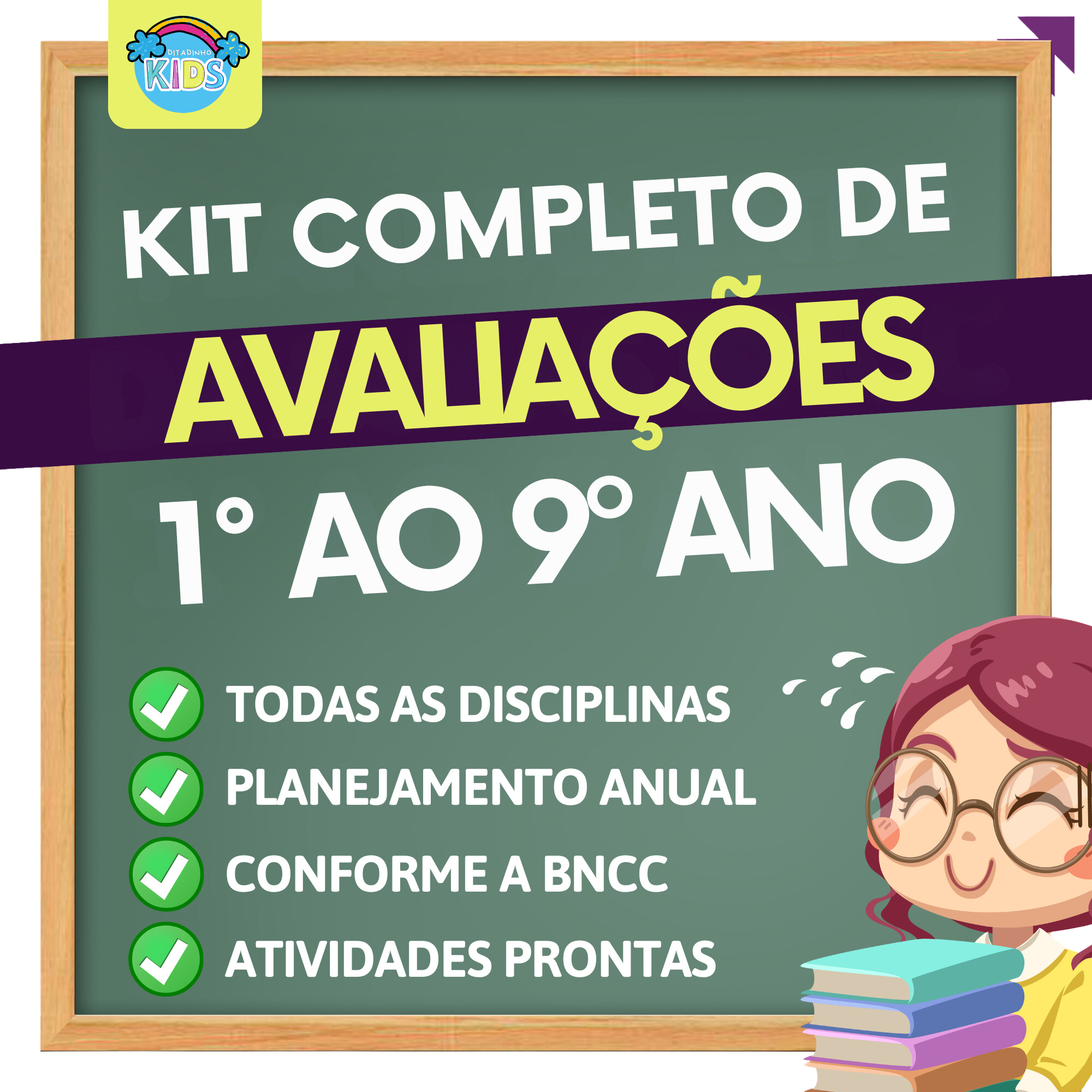 1º AO 9º ANO - AVALIAÇÕES I FUNDAMENTAL