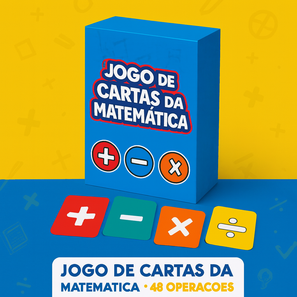 JOGO DE CARTAS DA MATEMÁTICA - AS 4 OPERAÇÕES